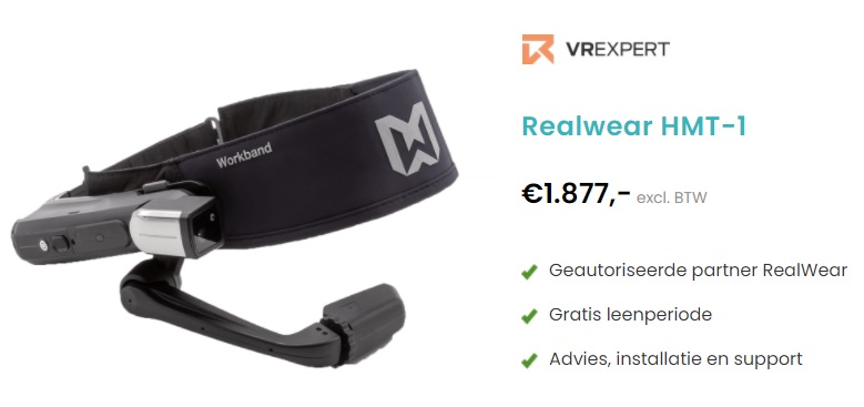 RealWear HMT-1 AR-bril
